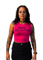 Boobs Not Bombs Free Palestine Tank (Pink) LIMITED RUN