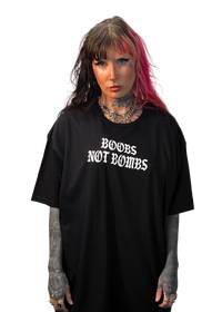 Boobs Not Bombs Free Palestine Tee LIMITED RUN