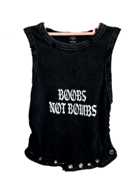 Boobs Not Bombs Tank (One Of A Kind)