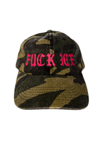 Fuck ICE Anti ICE Adjustable Baseball Cap (Camo)