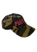 Fuck ICE Anti ICE Adjustable Baseball Cap (Camo)