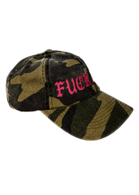 Fuck ICE Anti ICE Adjustable Baseball Cap (Camo)