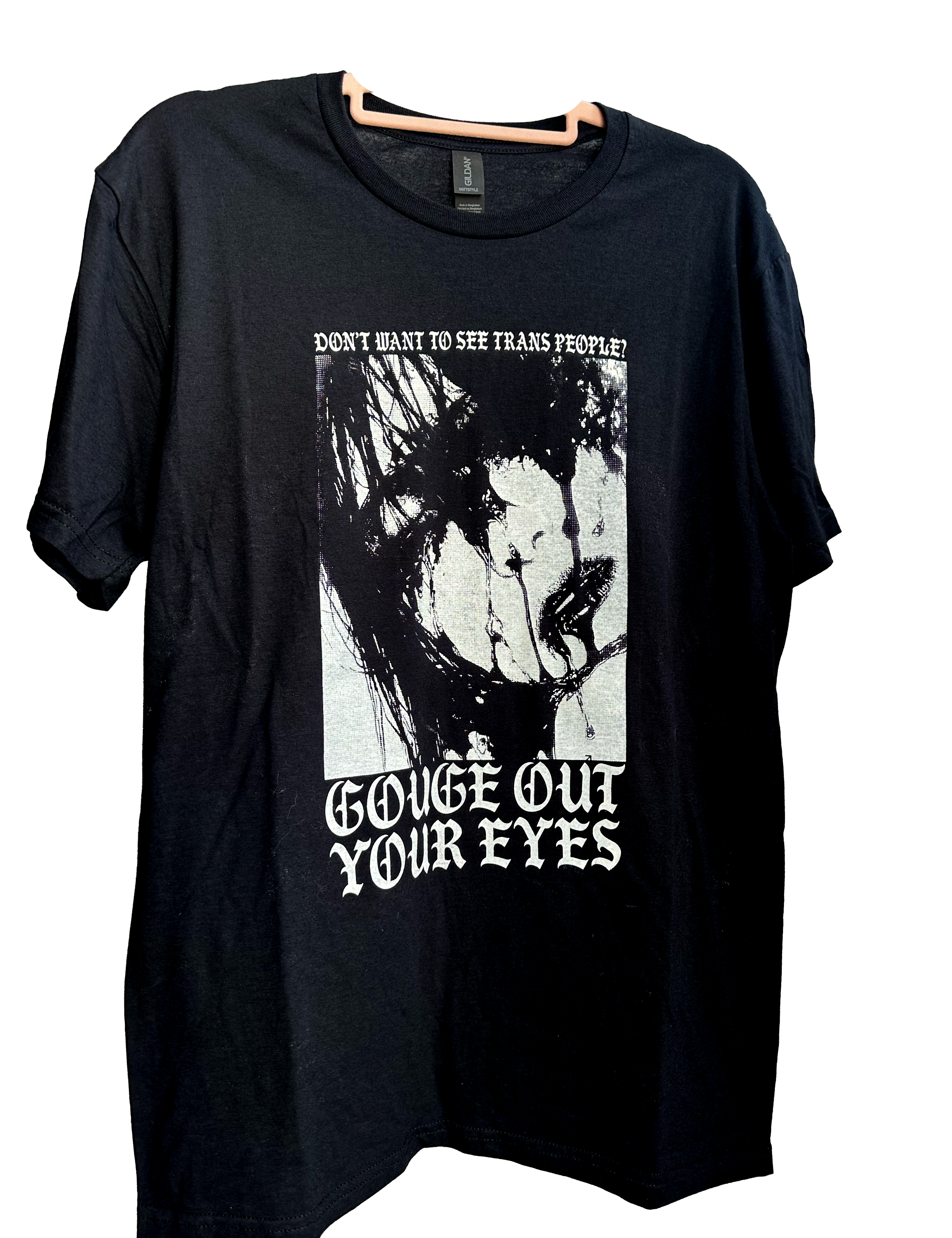 Gouge Out Your Eyes Trans Rights Tee