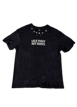 Lick Pussy Not Boots Pro Choice Abortion Rights Tee (HAND DISTRESSED)