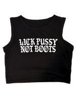 Lick Pussy Not Boots Pro Choice Abortion Rights Tank