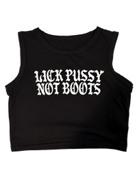 Lick Pussy Not Boots Pro Choice Abortion Rights Tank