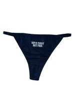 Love Pussy Not Pigs Thong