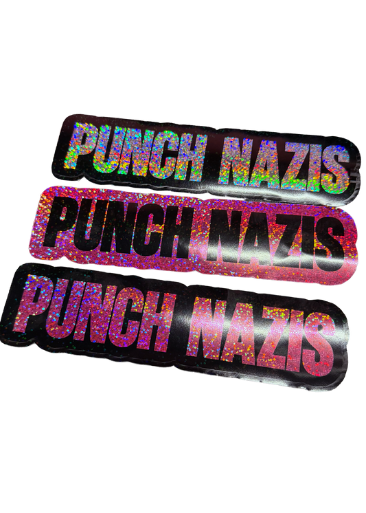 Punch Nazis Stickers