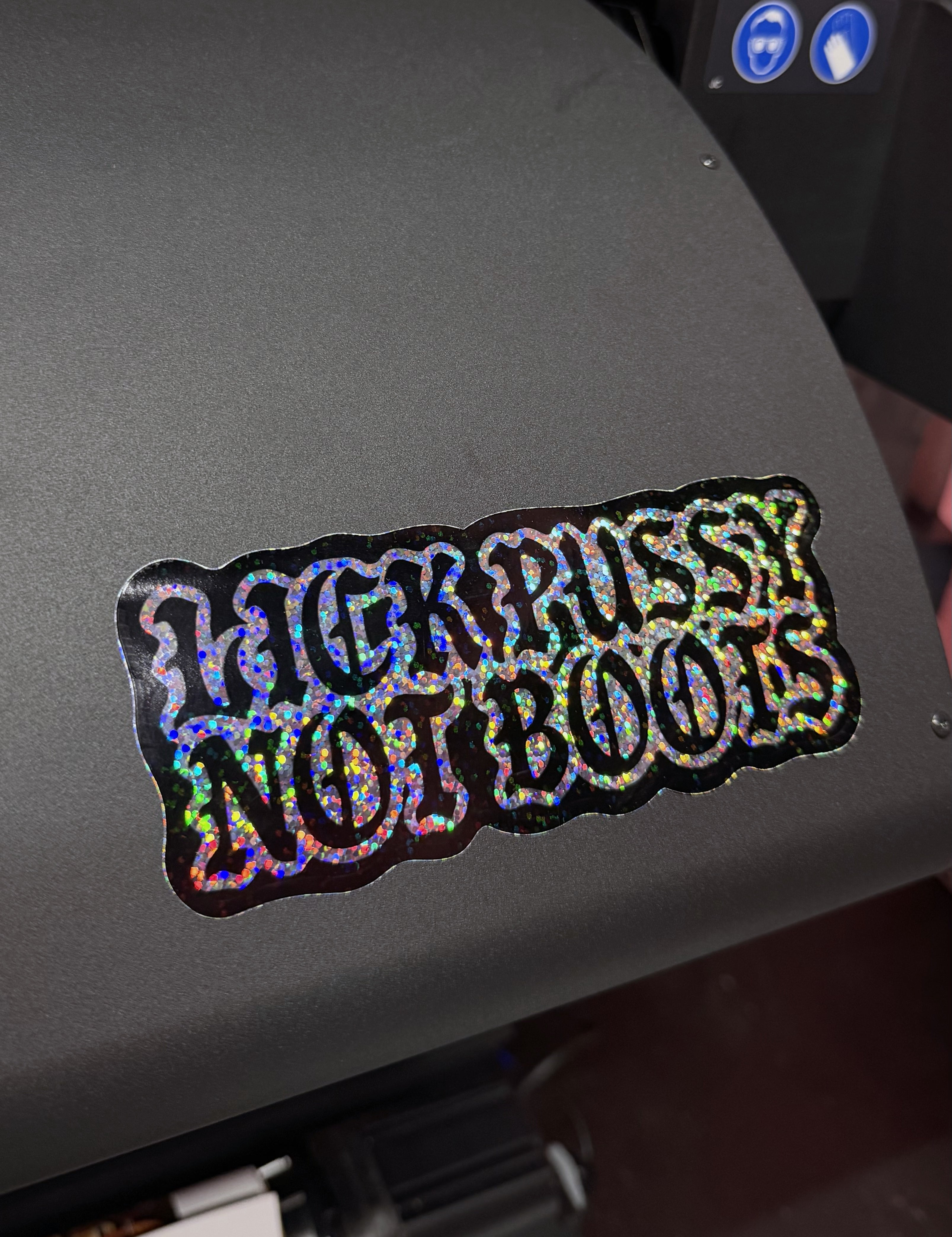 Lick Pussy Not Boots Sticker